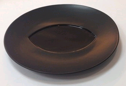 Блюдо круглое черное (30,5 см)
