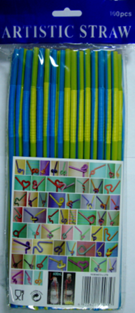 Трубочки Artistic straw 100 шт (флаг Украины)