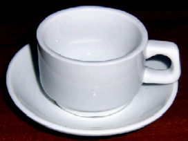 Чашка кофейная с блюдцем (80 мл)
