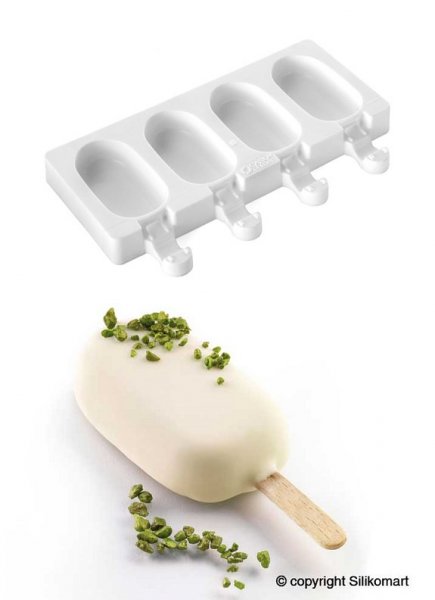 Набор форм для мороженого с подносом Silikomart MINI CLASSIC 69х38х18 мм