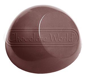Форма для шоколада Chocolate World Полусфера 7 г 27,5x27,5x15 мм