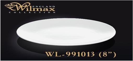 Тарелка десертная Wilmax 20 см, без борта