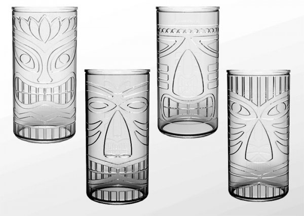 Склянка висока Tiki GODs Libbey в асортиментах серія Tiki (490 мл) 