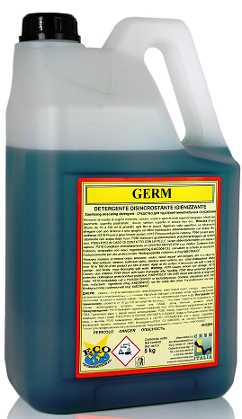 Средство для удаления минеральных, известковых отложений, оксидов, неорганических и органических типов загрязнений GERM (ДЖЕРМ) 5 л