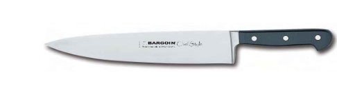 Нож кухонный Fischer-Bargoin №141 с черной ручкой 250 мм