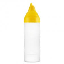Бутылка для соуса Araven желтая 500 мл