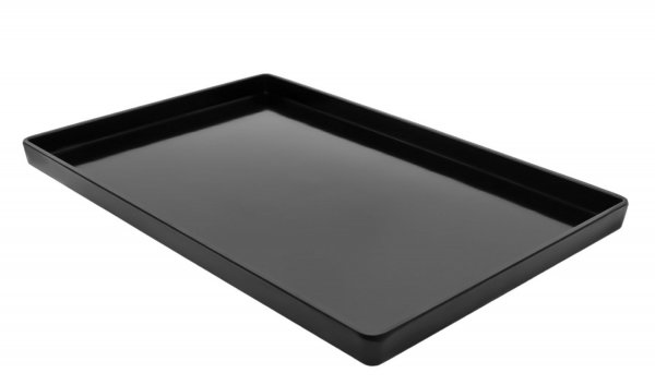 Поднос из меламина 31,8×21,2×2 см черный