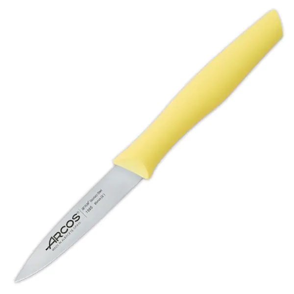 Нож для чистки овощей Arcos Nova желтый 85 мм