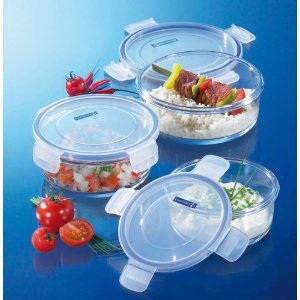 Набор круглых емкостей для пищи LUMINARC Pure Box (3 предмета)