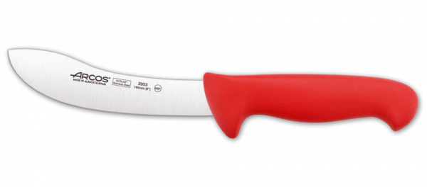 Нож для снятия шкур Arcos "2900" красный 160 мм