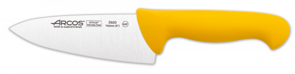 Нож поварской Arcos "2900" желтый 150 мм