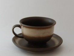 Чашка з блюдцем Boleslawiec 210 мл 16 см