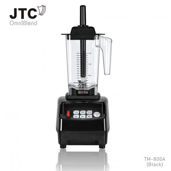Высокомощный профессиональный блендер JTC OmniBlend V TM-800A 1500 мл черный