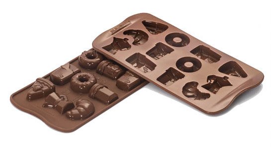 Форма силіконовадля шоколаду Silikomart Сніданок 6,9 мл 39х24,5х13 мм