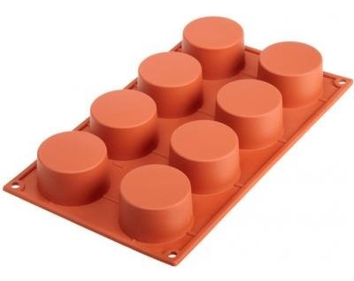 Форма силиконовая для десертов Silikomart CYLINDERS 123 мл 63х40 мм