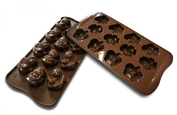 Форма силіконова для шоколаду Silikomart Ангел 111,4 мл 35х30х16 мм
