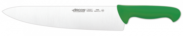 Нож поварской Arcos "2900" зеленый 300 мм