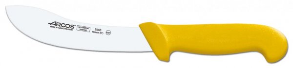 Нож для снятия шкур Arcos "2900" желтый 160 мм