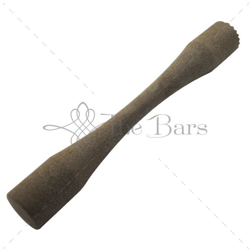 Мадлер The Bars XL ребристый плоский деревянный d 40 мм h 295 мм