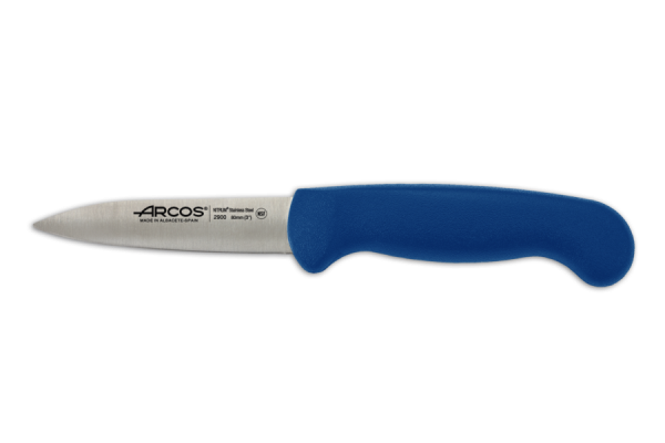 Нож для чистки овощей Arcos "2900" синий 85 мм