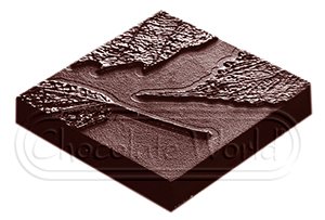Форма для шоколаду Chocolate World Листики 13 г 41x41x7 мм 