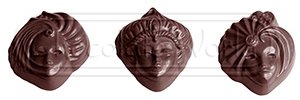 Форма для шоколада Chocolate World Маска 11 г 39x35x13 мм