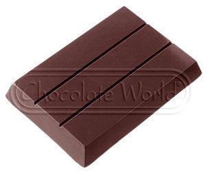 Форма для шоколада Chocolate World Плитка 2х5 г 94x65x13 мм