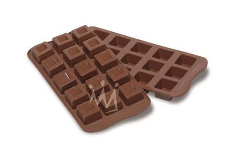 Форма силиконовая для шоколада Silikomart Куб 10 мл 26х26х18 мм