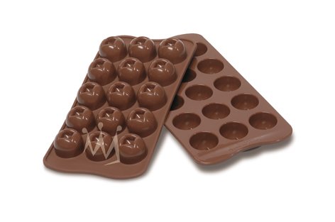 Форма силиконовая для шоколада Silikomart Фигурная Полусфера 10 мл 28х20 мм