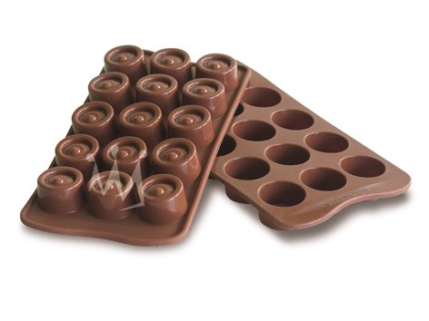 Форма силіконова для шоколаду Silikomart Вихор 10 мл 28х20 мм