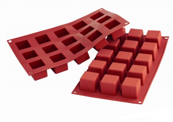 Форма силіконова для десертів Silikomart CUBE 42 мл 35х35х35 мм