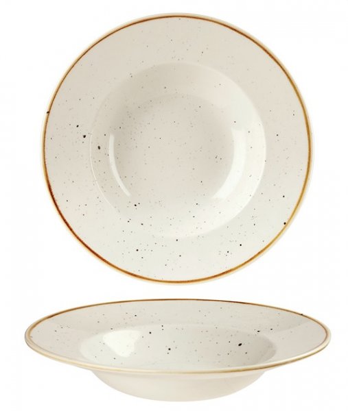 Тарілка для пасти Churchill серія Stonecast Barley White 28 см
