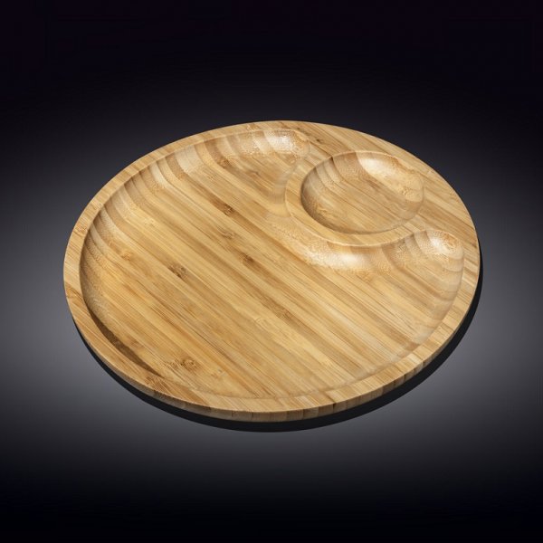 Блюдо бамбуковое Wilmax Bamboo 30,5 см.