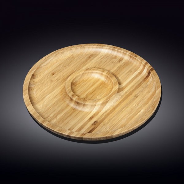 Блюдо бамбуковое Wilmax Bamboo 30,5 см.