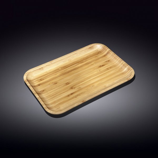 Блюдо бамбукове Wilmax Bamboo 25,5х15 см. 