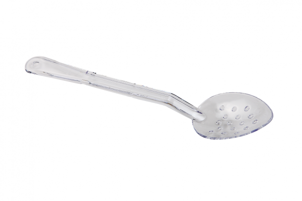 Ложка сервировочная перфорированная поликарбонат прозрачная 33 см