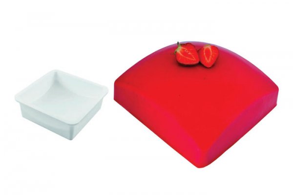 Форма силиконовая для десертов Silikomart SQUARE SPHERE 1200 мл 160х160х60 мм