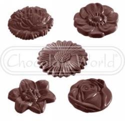 Форма для шоколада Chocolate World Цветы 7 г 43x6 мм