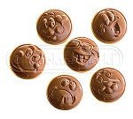 Форма для шоколада Chocolate World Смайл 6 г 35x35x7 мм