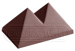Форма для шоколада Chocolate World Пирамиды 14 г 40x25x19 мм