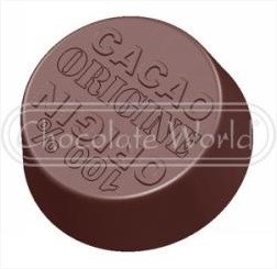 Форма для шоколада Chocolate World 100% какао 10 г 30x30x12 мм