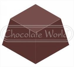 Форма для шоколада Chocolate World Квадратное пралине 12 г 26x26x18,5 мм