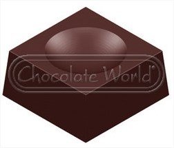 Форма для шоколада Chocolate World Квадрат 9 г 26x26x12 мм