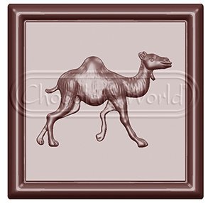 Форма для шоколада Chocolate World Верблюд 5 г 34x34x5 мм