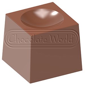 Форма для шоколаду Chocolate World Квадрат із краплею 11,5 г 22,5x22,5x20 мм