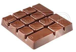 Форма для шоколаду Chocolate World Клавіатура 43 г 66,5х64,5х9,5 мм