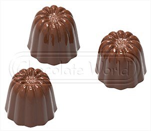 Форма для шоколада Chocolate World Пудинг 9 г 24,5х23,5х21,5 мм