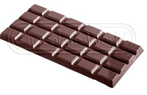 Форма для шоколаду Chocolate World Плитка класика 80 г 156x77x8 мм 