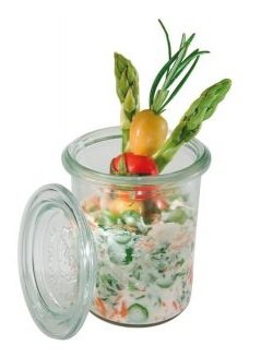 Ємність скляна з кришкою APS 160 мл