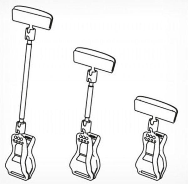Универсальный ценникодержатель на прищепке, черный